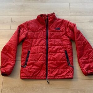 The North Face Cherry Red Quilted Jacket